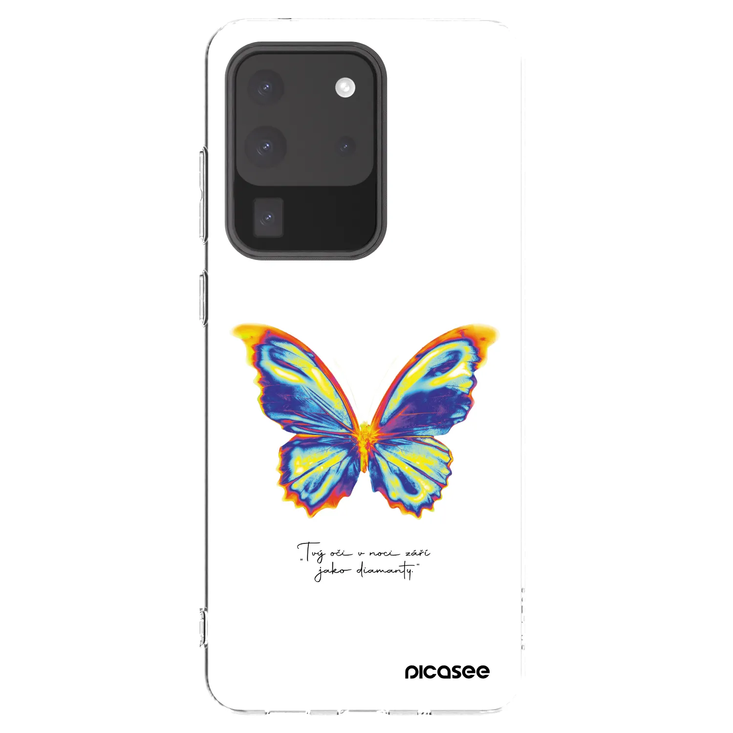 Picasee husă transparentă din silicon pentru Samsung Galaxy S20 Ultra 5G G988F - Diamanty White