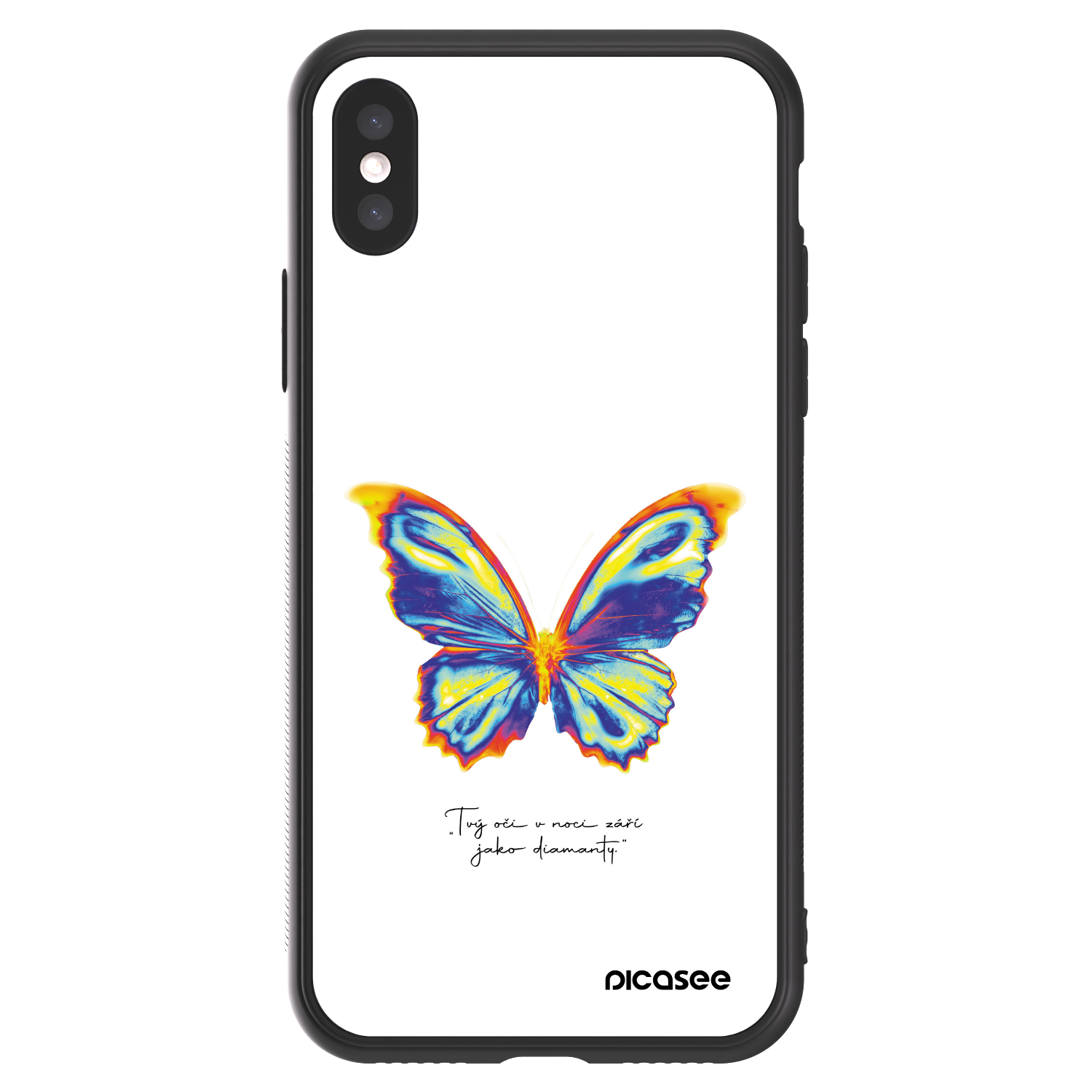 Picasee ULTIMATE CASE pentru Apple iPhone X/XS - Diamanty White