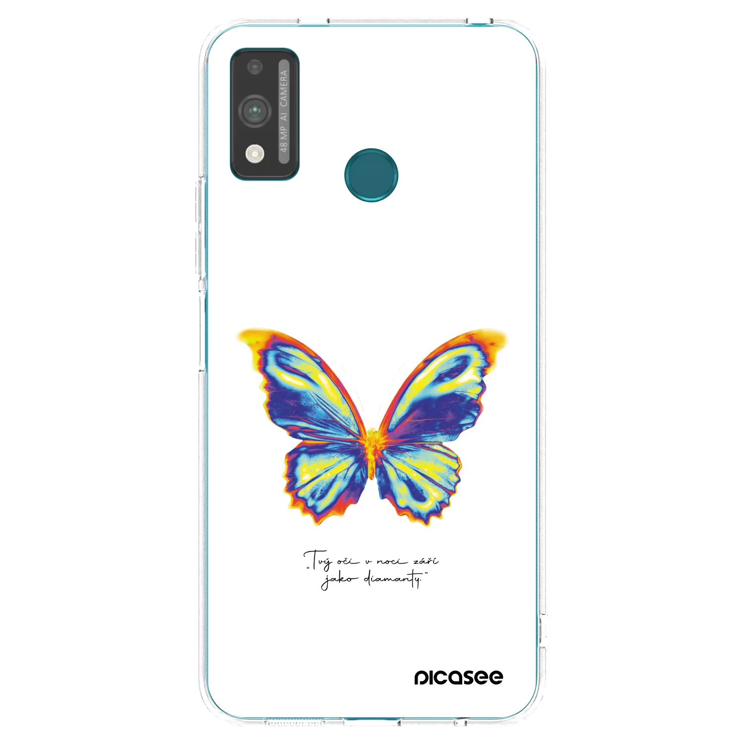 Picasee husă transparentă din silicon pentru Honor 9X Lite - Diamanty White