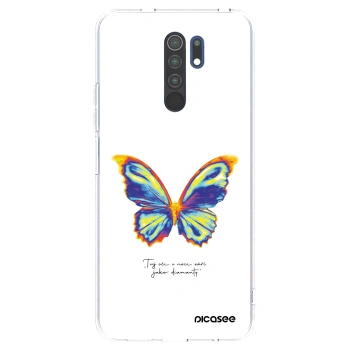 Picasee husă transparentă din silicon pentru Xiaomi Redmi 9 - Diamanty White