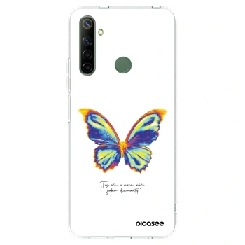 Picasee husă transparentă din silicon pentru Realme 6i - Diamanty White