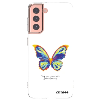 Picasee husă transparentă din silicon pentru Samsung Galaxy S21 5G G991B - Diamanty White