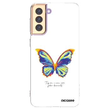 Picasee husă transparentă din silicon pentru Samsung Galaxy S21+ 5G G996F - Diamanty White