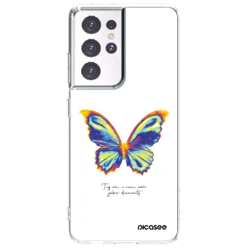 Picasee husă transparentă din silicon pentru Samsung Galaxy S21 Ultra 5G G998B - Diamanty White