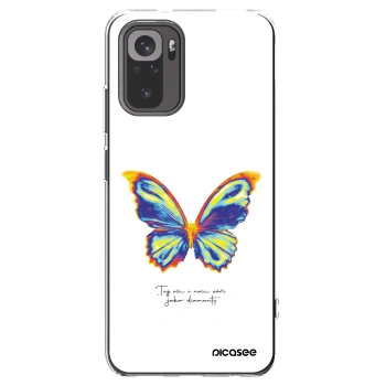Picasee husă transparentă din silicon pentru Xiaomi Redmi Note 10 - Diamanty White