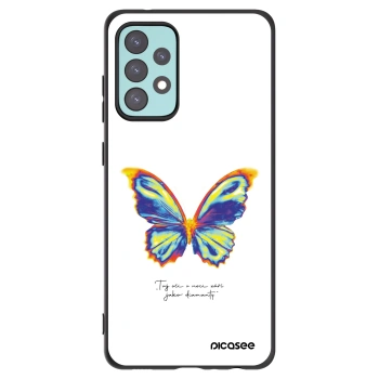 Picasee husă neagră din silicon pentru Samsung Galaxy A72 A725F - Diamanty White