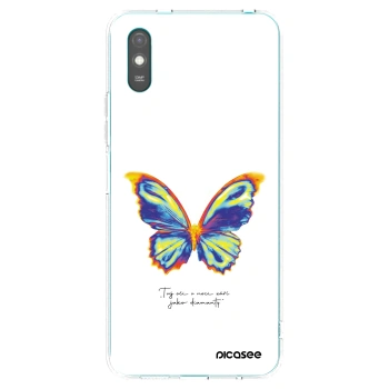 Picasee husă transparentă din silicon pentru Xiaomi Redmi 9AT - Diamanty White