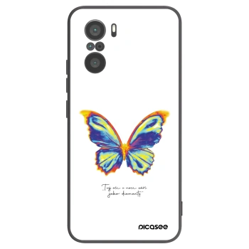 Picasee husă neagră din silicon pentru Xiaomi Poco F3 - Diamanty White