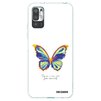 Picasee husă transparentă din silicon pentru Xiaomi Redmi Note 10 5G - Diamanty White