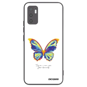 Picasee husă neagră din silicon pentru Xiaomi Redmi Note 10 5G - Diamanty White