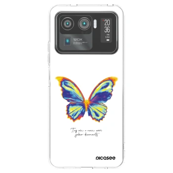 Picasee husă transparentă din silicon pentru Xiaomi Mi 11 Ultra - Diamanty White