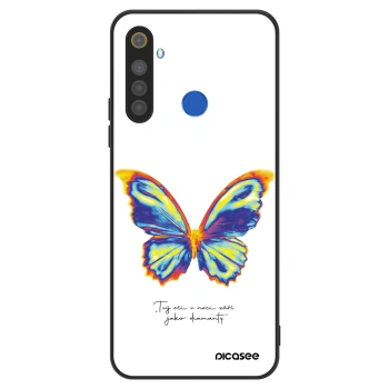 Husă pentru Realme 5 - Diamanty White
