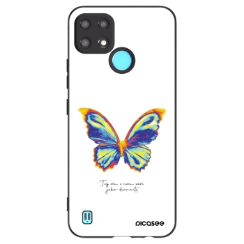 Husă pentru Realme C21 - Diamanty White
