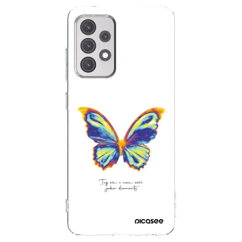 Picasee husă transparentă din silicon pentru Samsung Galaxy A52s 5G A528B - Diamanty White