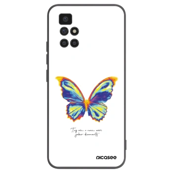 Picasee husă neagră din silicon pentru Xiaomi Redmi 10 - Diamanty White