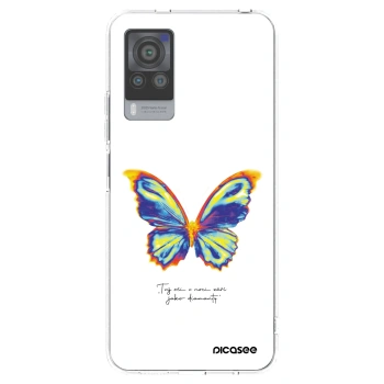 Picasee husă transparentă din silicon pentru Vivo X60 Pro 5G - Diamanty White