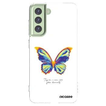 Picasee husă transparentă din silicon pentru Samsung Galaxy S21 FE 5G - Diamanty White