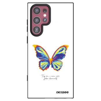 Picasee husă neagră din silicon pentru Samsung Galaxy S22 Ultra 5G - Diamanty White