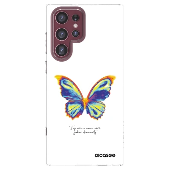 Picasee husă transparentă din silicon pentru Samsung Galaxy S22 Ultra 5G - Diamanty White