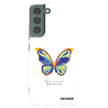 Picasee husă transparentă din silicon pentru Samsung Galaxy S22+ 5G - Diamanty White