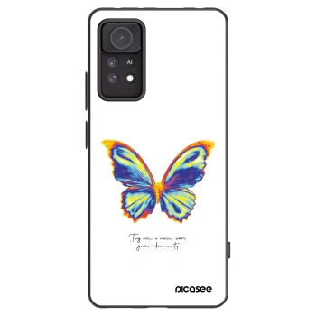 Picasee husă neagră din silicon pentru Xiaomi Redmi Note 11 Pro 5G - Diamanty White