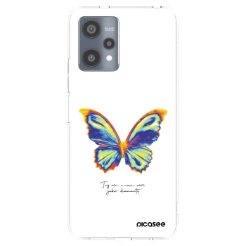 Picasee husă transparentă din silicon pentru Realme 9 Pro 5G - Diamanty White