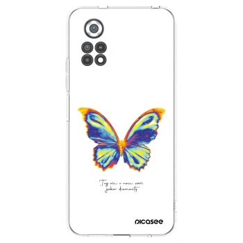 Picasee husă transparentă din silicon pentru Xiaomi Poco X4 Pro 5G - Diamanty White