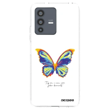 Picasee husă transparentă din silicon pentru Vivo V23 5G - Diamanty White