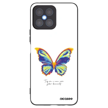 Picasee husă neagră din silicon pentru Honor X8 4G - Diamanty White