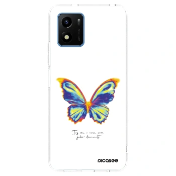 Picasee husă transparentă din silicon pentru Vivo Y01 - Diamanty White
