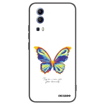 Picasee husă neagră din silicon pentru Vivo Y52 5G - Diamanty White