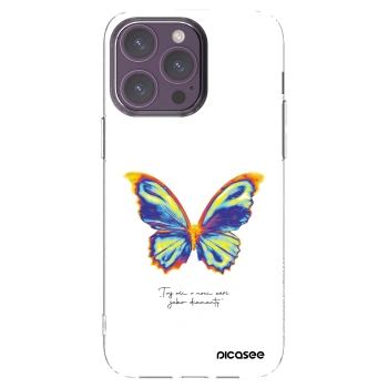 Picasee husă transparentă din silicon pentru Apple iPhone 14 Pro Max - Diamanty White
