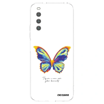 Picasee husă transparentă din silicon pentru Sony Xperia 10 IV 5G - Diamanty White