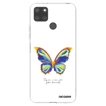 Picasee husă transparentă din silicon pentru Realme C21Y - Diamanty White