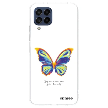 Picasee husă transparentă din silicon pentru Samsung Galaxy M53 5G - Diamanty White