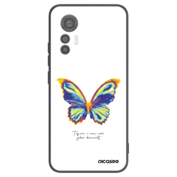 Picasee husă neagră din silicon pentru Xiaomi 12 Lite - Diamanty White