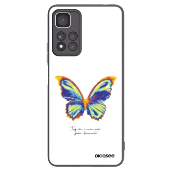 Picasee husă neagră din silicon pentru Xiaomi Redmi Note 11 Pro+ 5G - Diamanty White