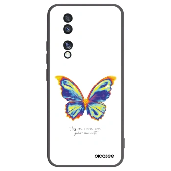 Picasee husă neagră din silicon pentru Honor 70 - Diamanty White