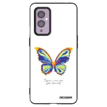 Picasee husă neagră din silicon pentru OnePlus 9 - Diamanty White