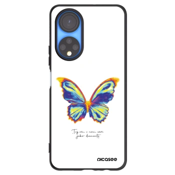 Picasee husă neagră din silicon pentru Honor X7 - Diamanty White