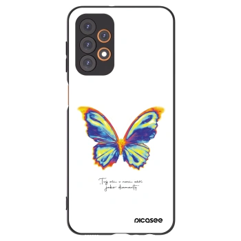 Picasee husă neagră din silicon pentru Samsung Galaxy A23 A236B 5G - Diamanty White