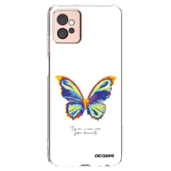 Picasee husă transparentă din silicon pentru Motorola Moto G32 - Diamanty White