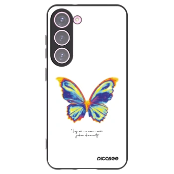 Picasee husă neagră din silicon pentru Samsung Galaxy S23 5G - Diamanty White