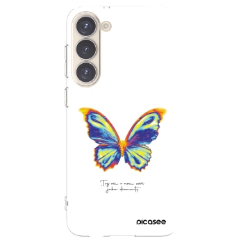 Picasee husă transparentă din silicon pentru Samsung Galaxy S23+ 5G - Diamanty White