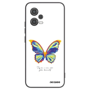 Picasee husă neagră din silicon pentru Xiaomi Poco X5 - Diamanty White