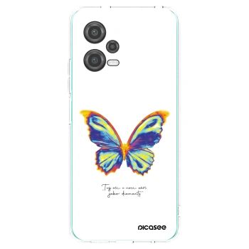 Picasee husă transparentă din silicon pentru Xiaomi Poco X5 - Diamanty White