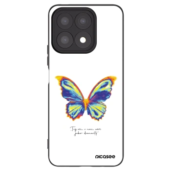 Picasee husă neagră din silicon pentru Honor X8a - Diamanty White