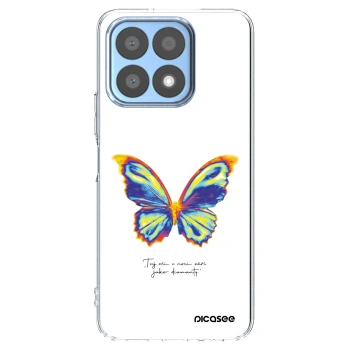 Picasee husă transparentă din silicon pentru Honor X8a - Diamanty White
