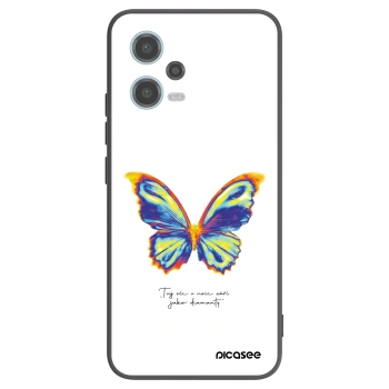 Picasee husă neagră din silicon pentru Xiaomi Redmi Note 12 5G - Diamanty White