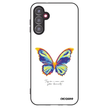 Picasee husă neagră din silicon pentru Samsung Galaxy A14 5G A146P - Diamanty White